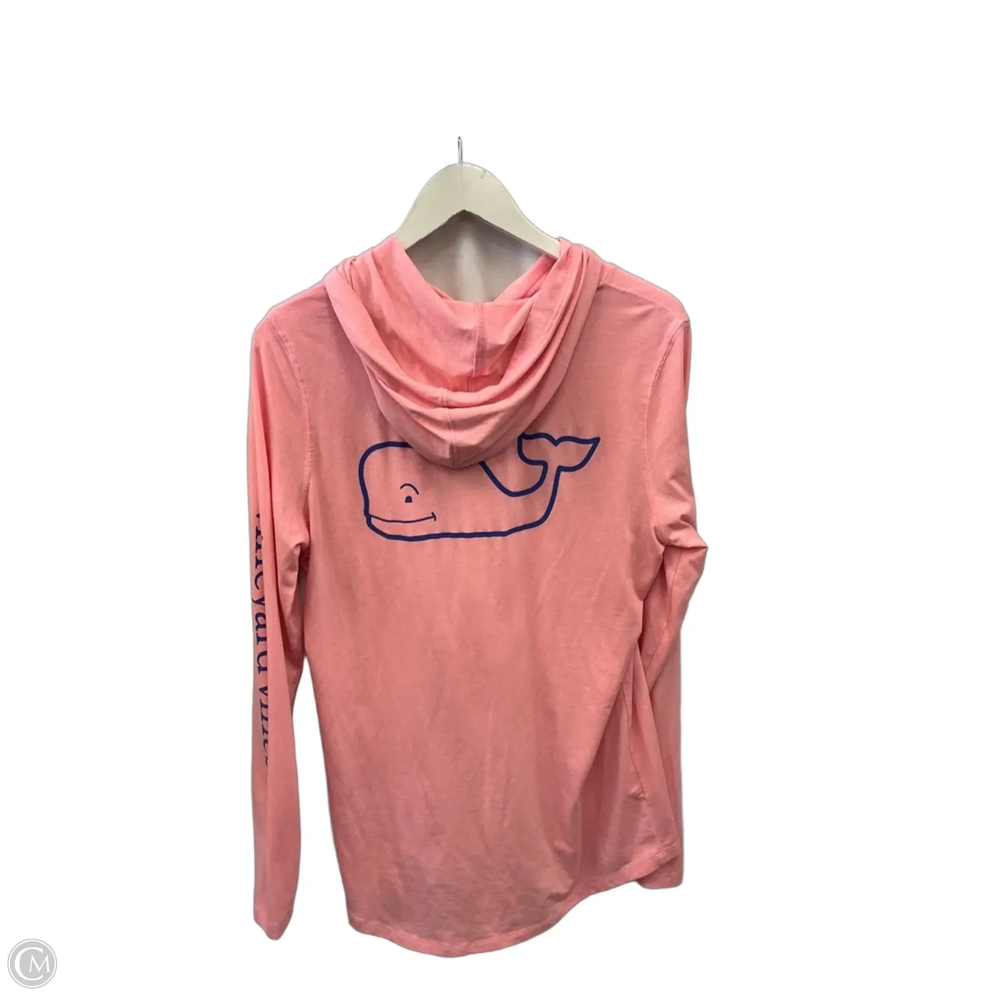 Athletic Top Long Sleeve Hoodie By Vineyard Vines In Pink, Size: M