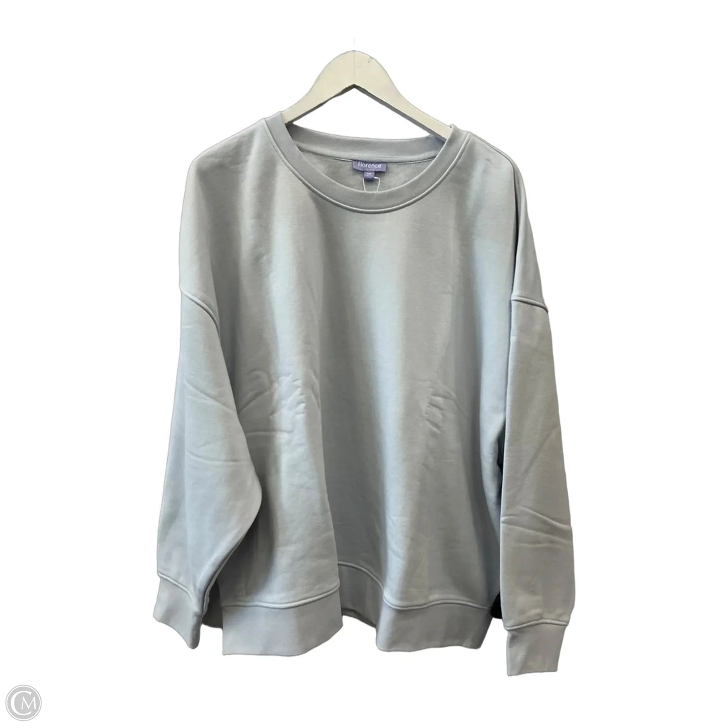 Sweatshirt Crewneck By Clothes Mentor In Blue, Size: Xxl