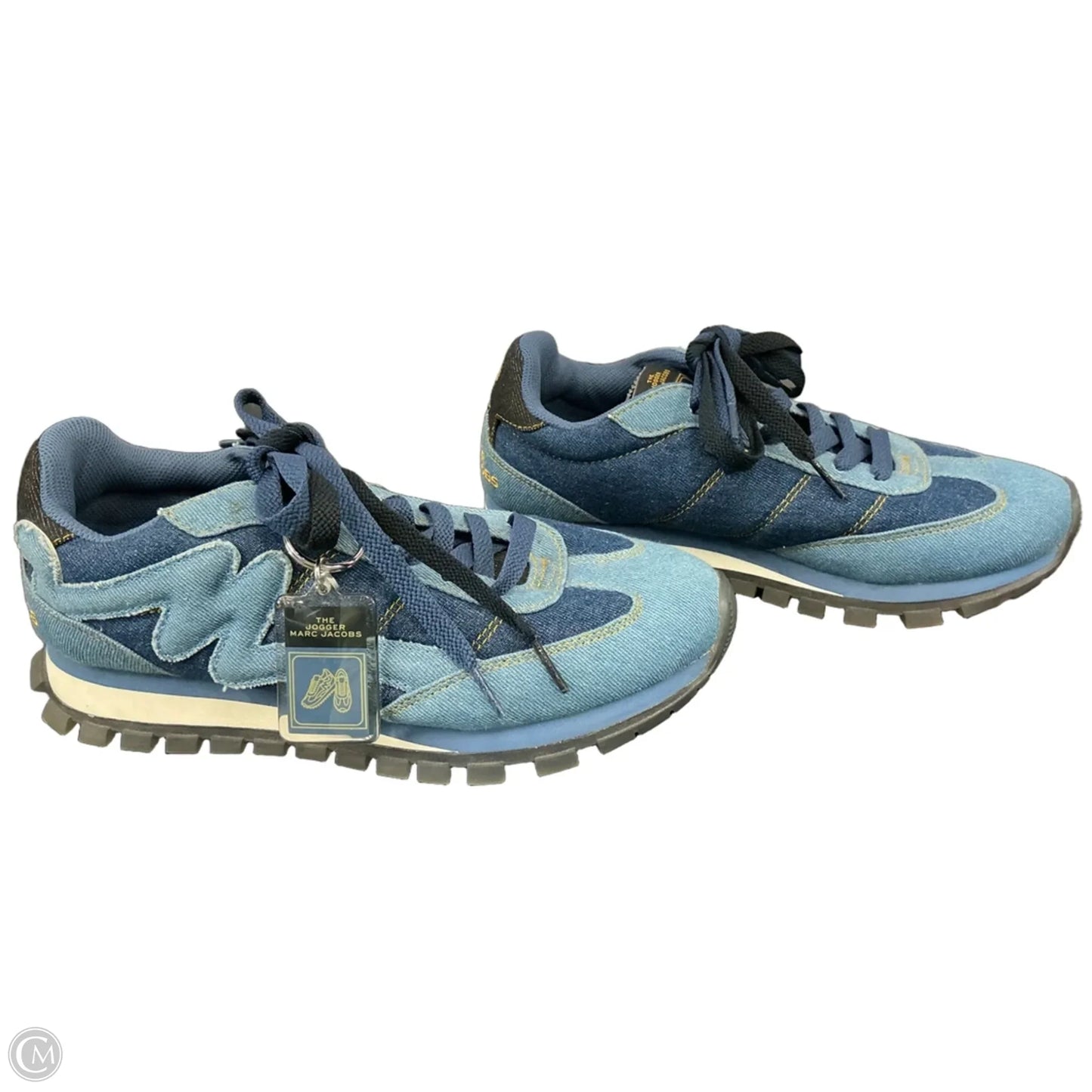 Shoes Luxury Designer By Marc Jacobs In Blue Denim, Size: 9