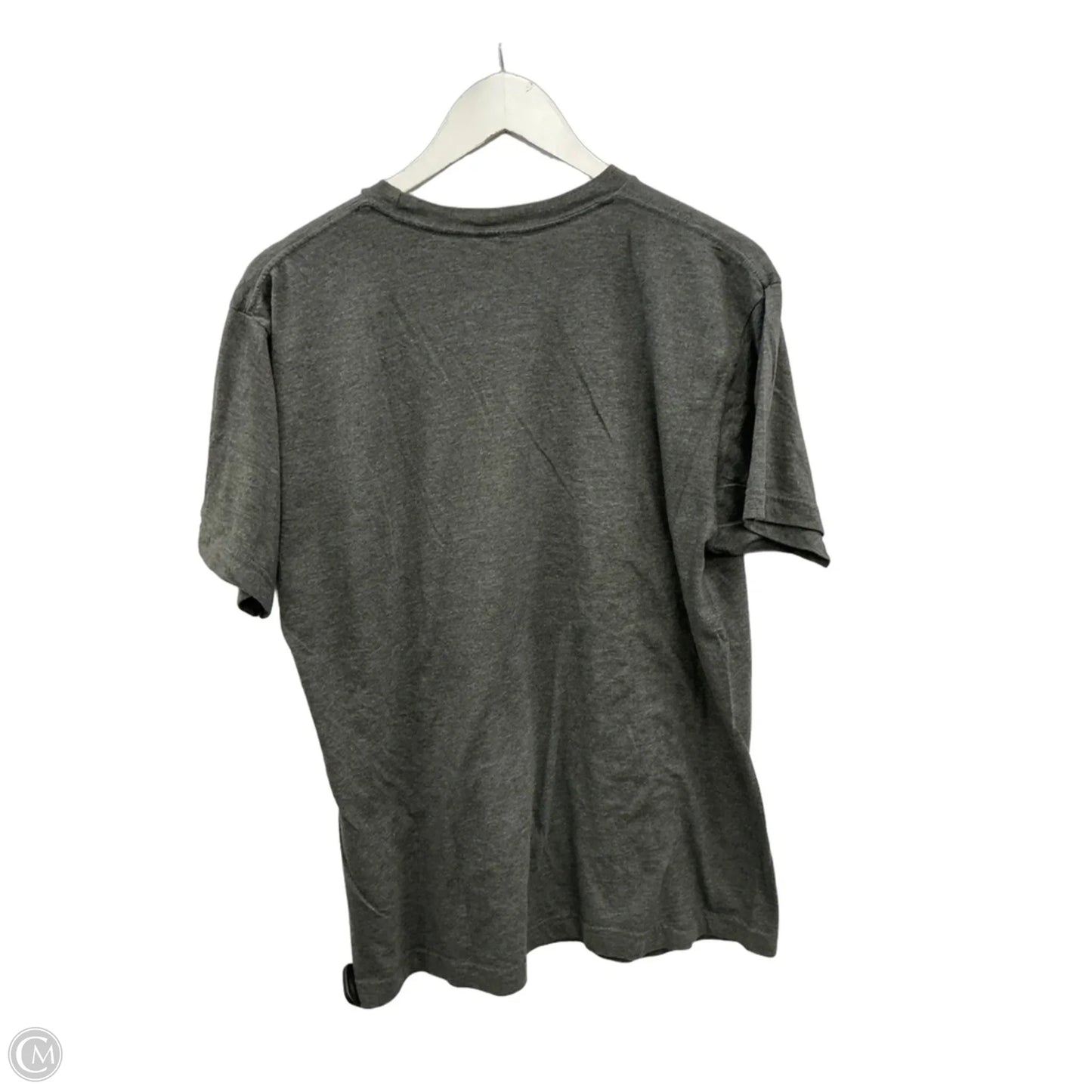 Top Short Sleeve By Disney In Grey, Size: L