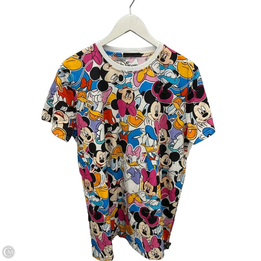 Top Short Sleeve By Disney In Multi-colored, Size: Xl