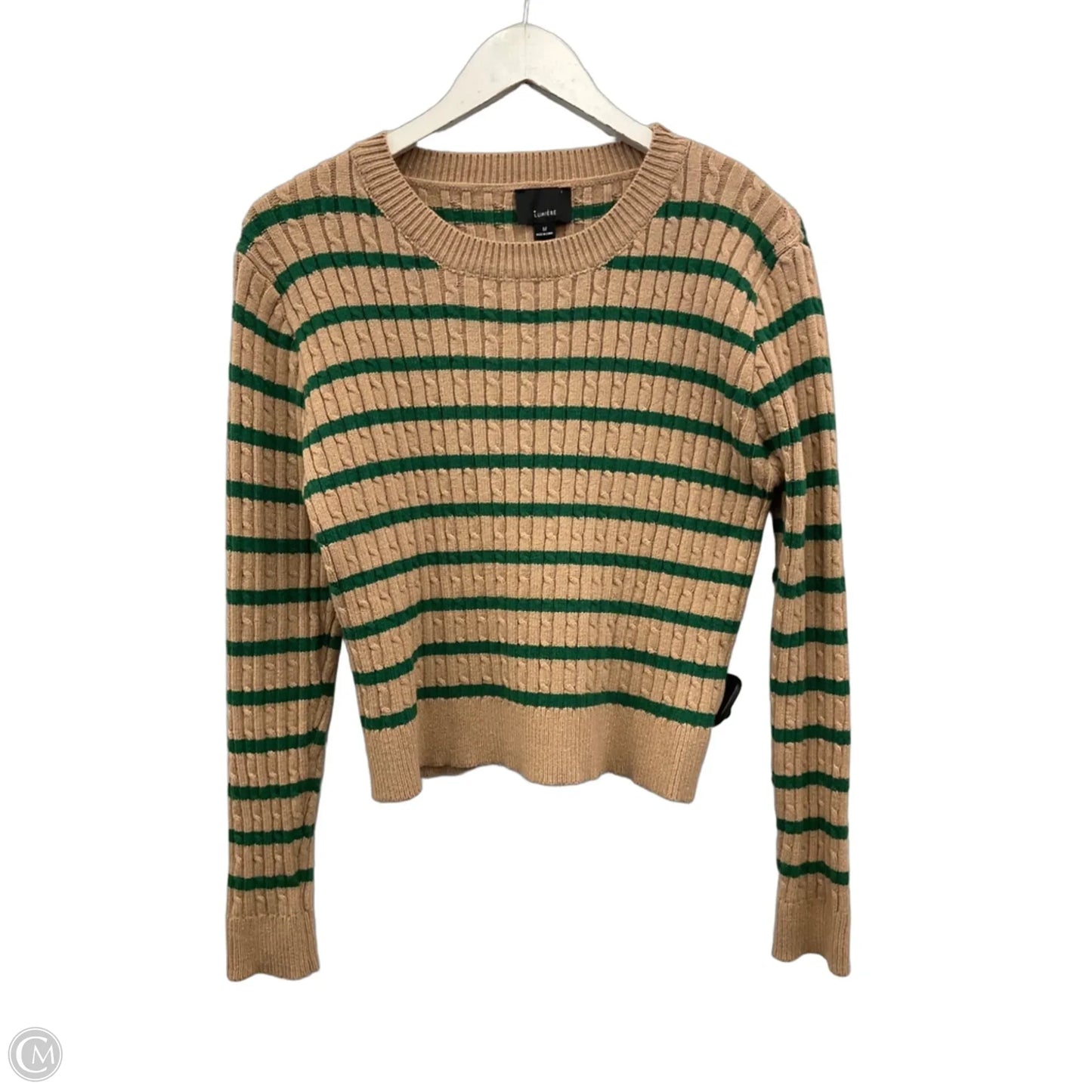 Sweater By Lumiere In Tan, Size: M