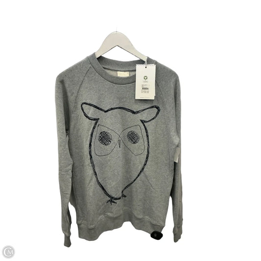 Sweatshirt Crewneck By Clothes Mentor In Grey, Size: M