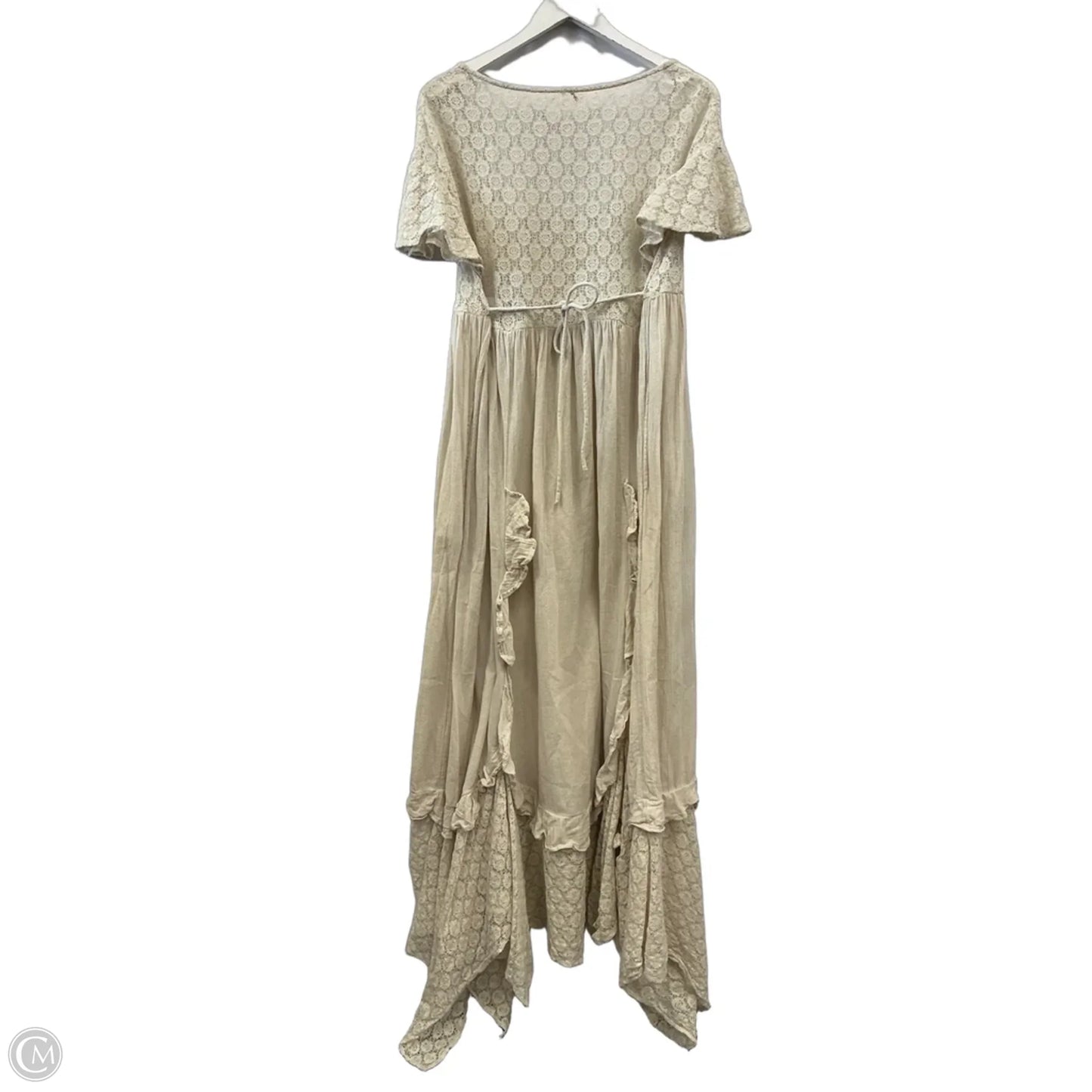 Dress Casual Maxi By Free People In Tan, Size: M