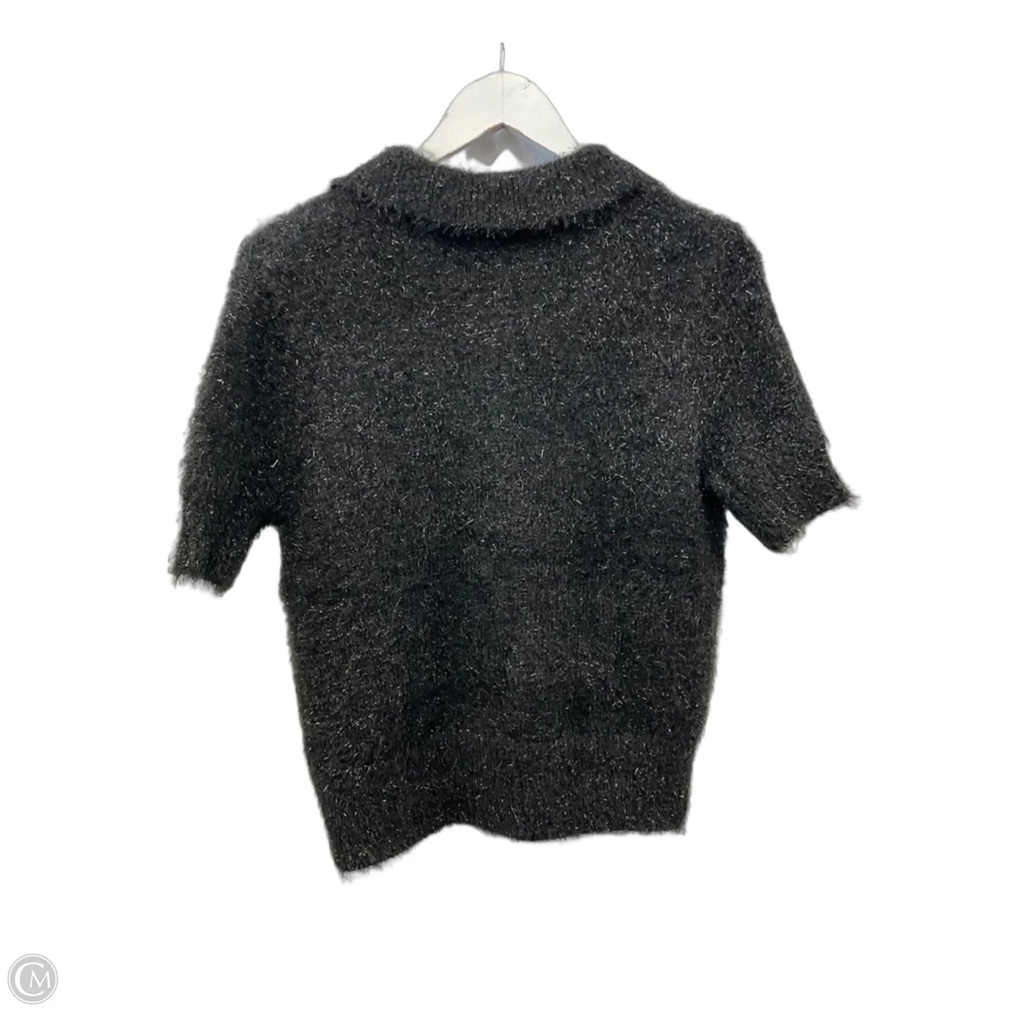 Sweater Short Sleeve By Rachel Zoe In Black, Size: S