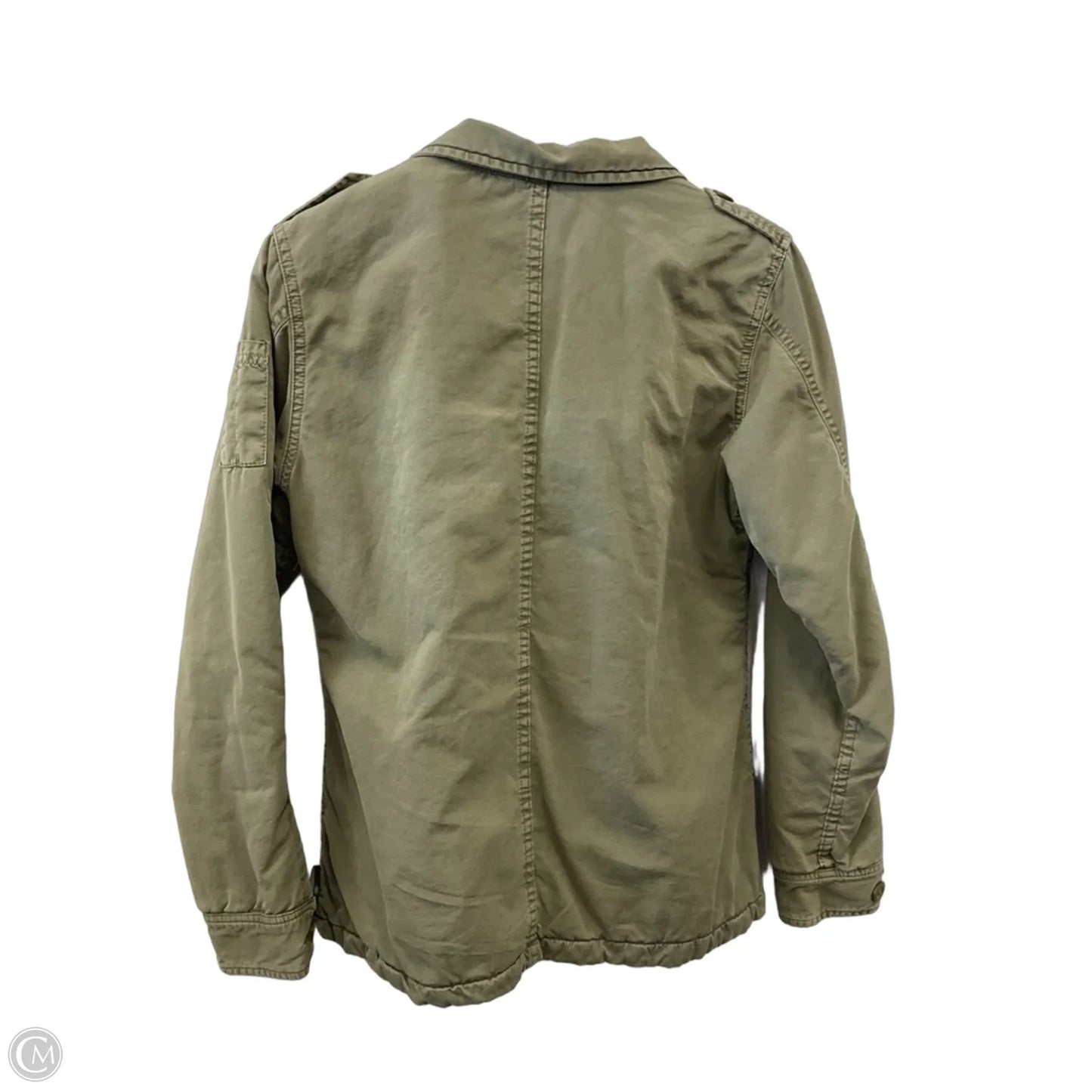 Jacket Utility By Clothes Mentor In Green, Size: M