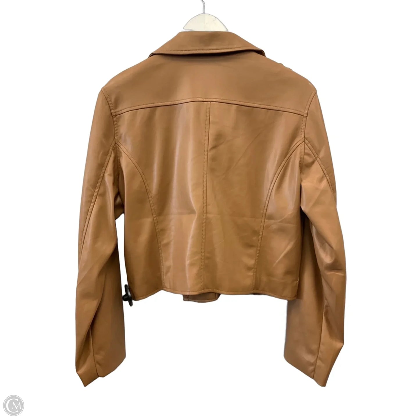 Jacket Moto By Velvet Heart In Brown, Size: S