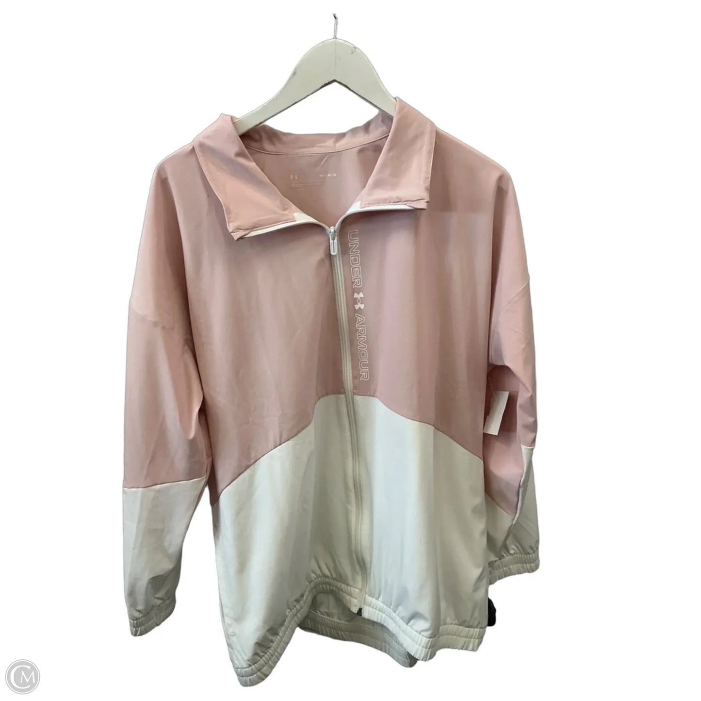 Athletic Jacket By Under Armour In Pink, Size: M