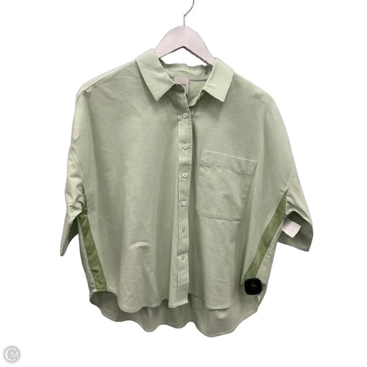Top Short Sleeve By Maeve In Green, Size: S