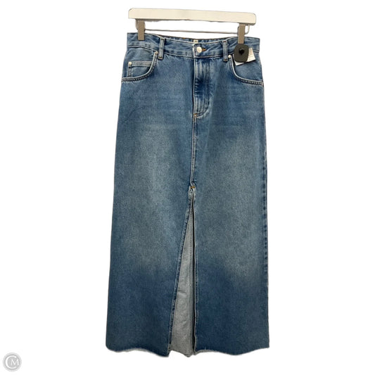 Skirt Maxi By Pilcro In Blue Denim, Size: 6