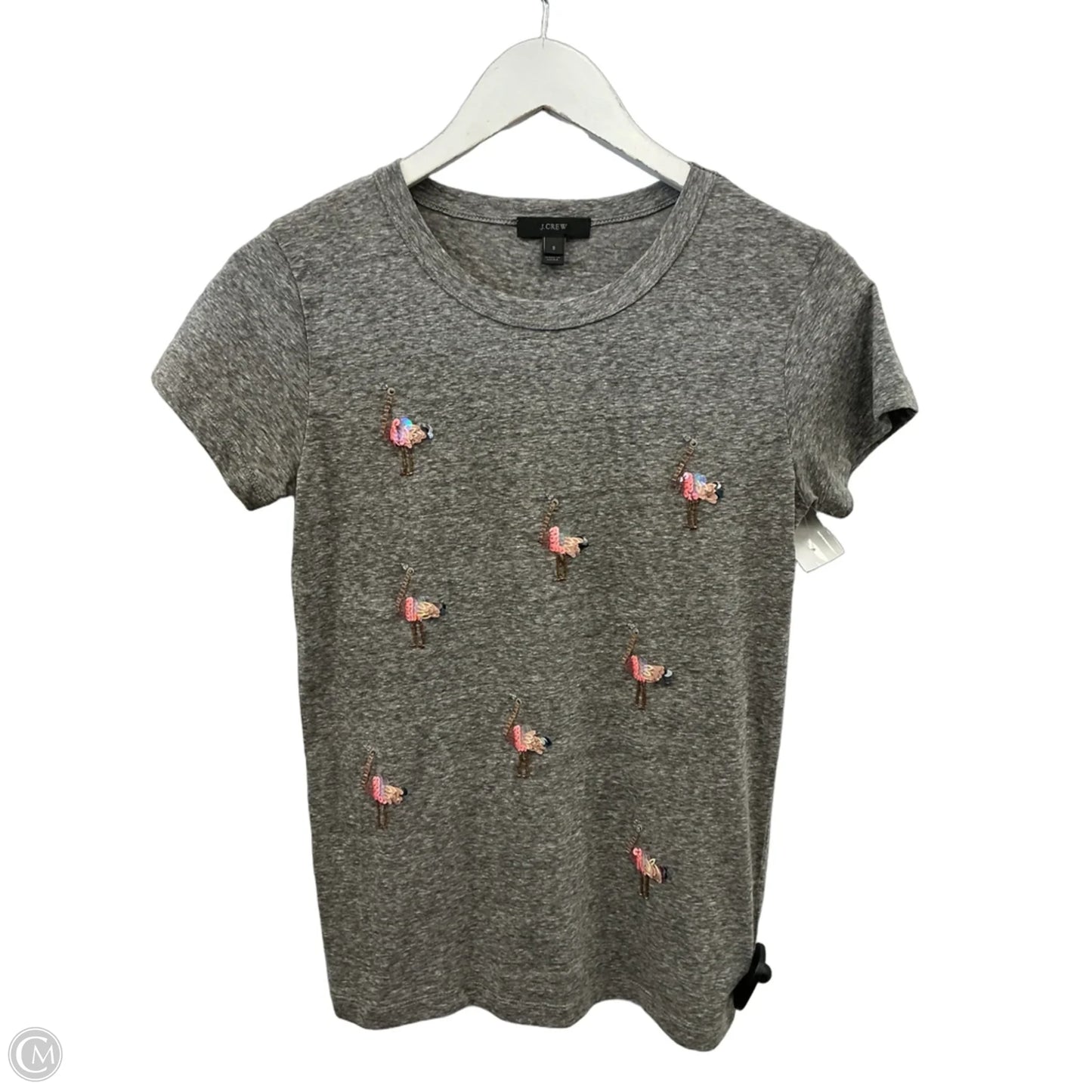 Top Short Sleeve By J. Crew In Grey, Size: S