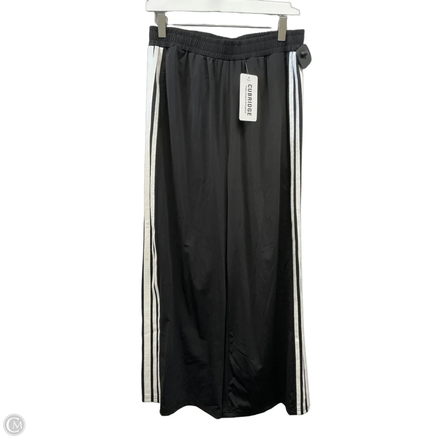 Athletic Pants By Clothes Mentor In Black & White, Size: M