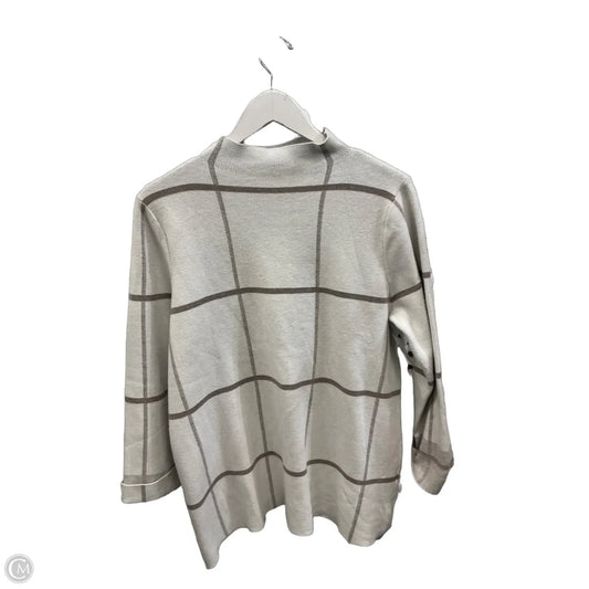 Sweater By Tahari In Cream, Size: Xl