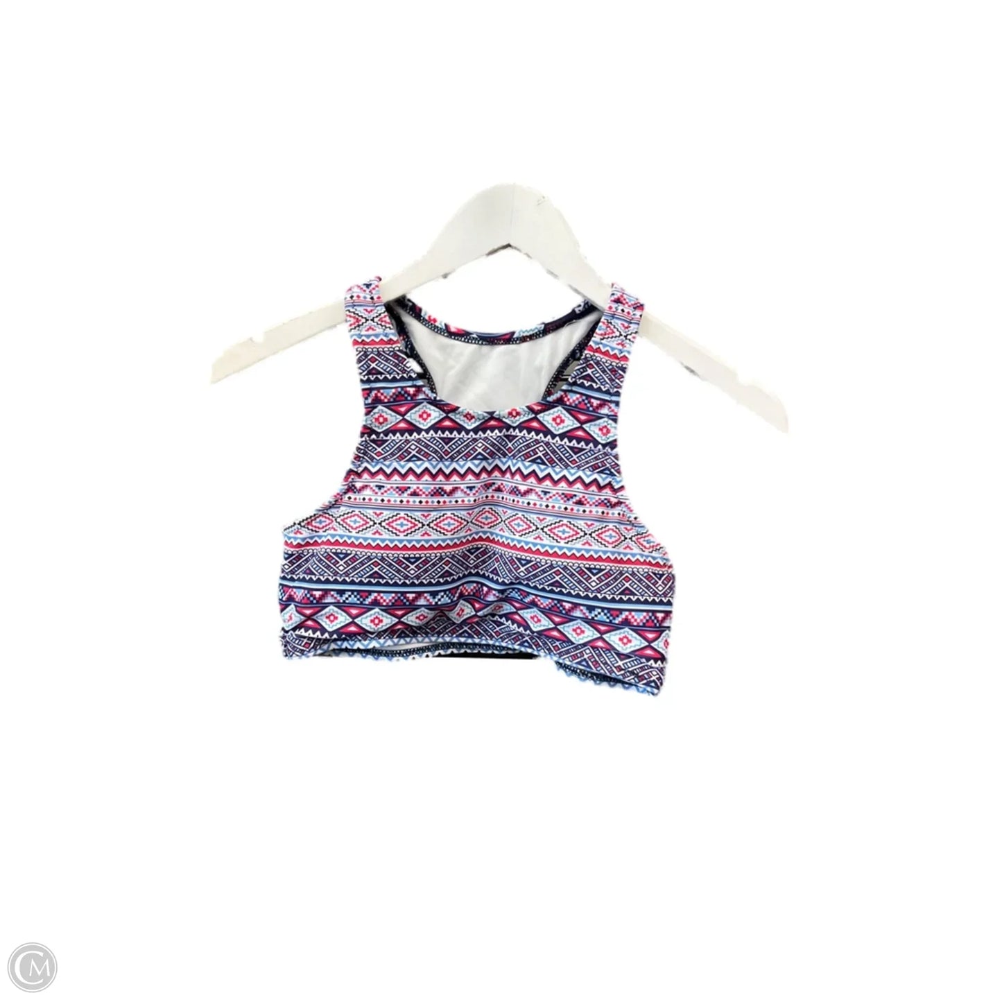 Swimsuit 2pc By Clothes Mentor In Blue & Red & White, Size: S