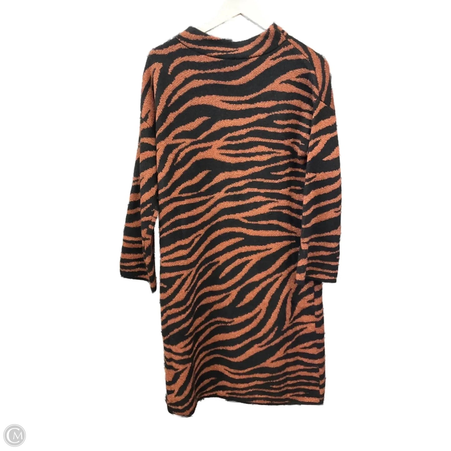 Dress Sweater By Ann Taylor In Animal Print, Size: M