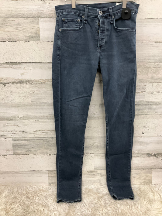 Jeans Straight By Rag And Bone In Blue, Size: 10l