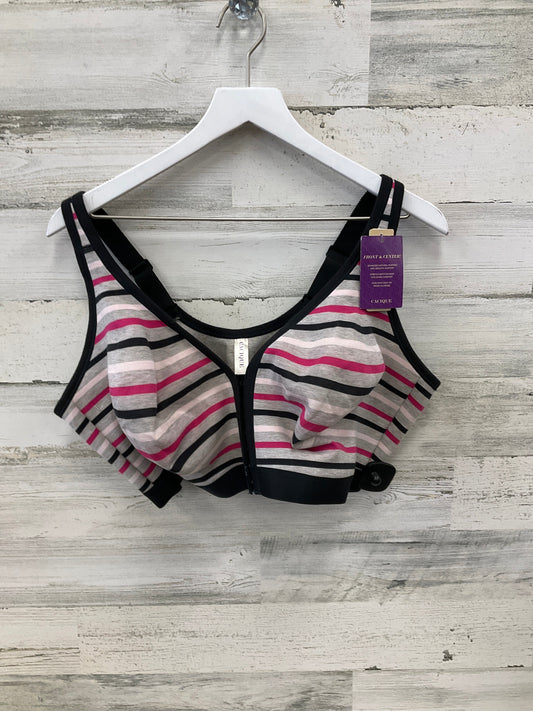 Athletic Bra By Cacique In Grey, Size: 3x