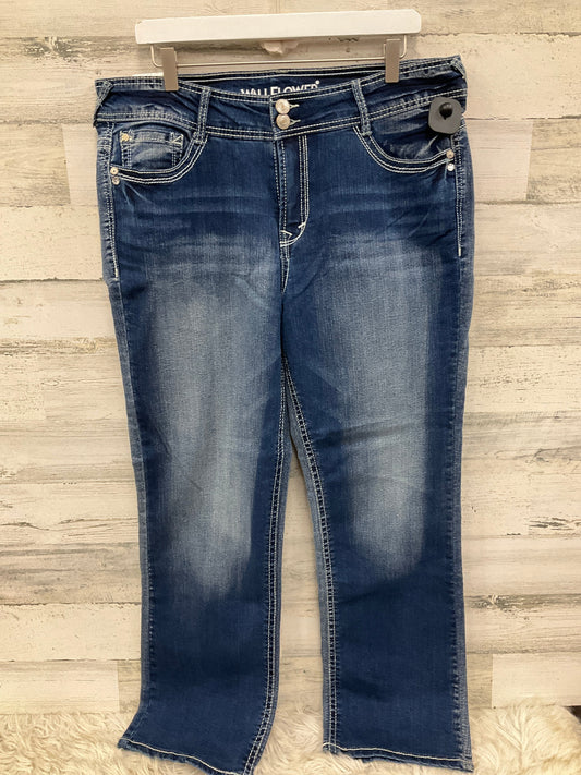 Jeans Flared By Wallflower In Blue, Size: 16