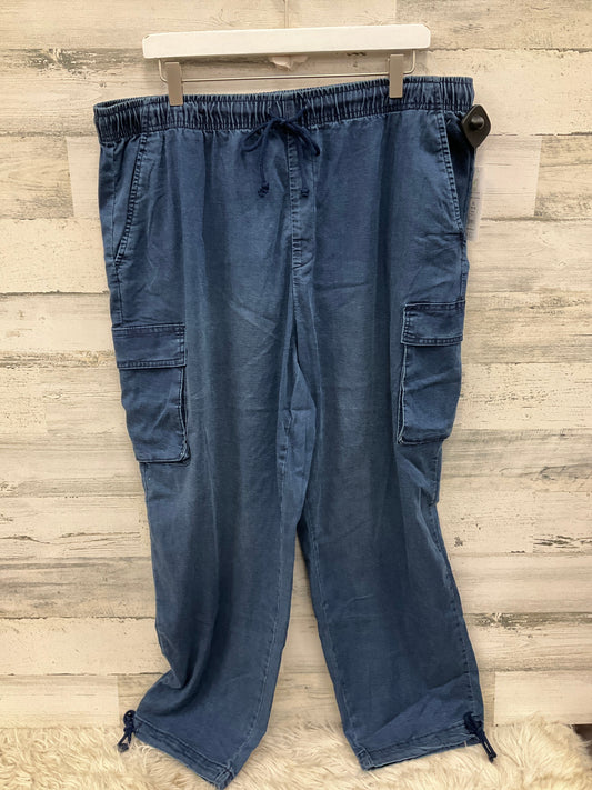 Jeans Straight By Time And Tru In Blue, Size: 16