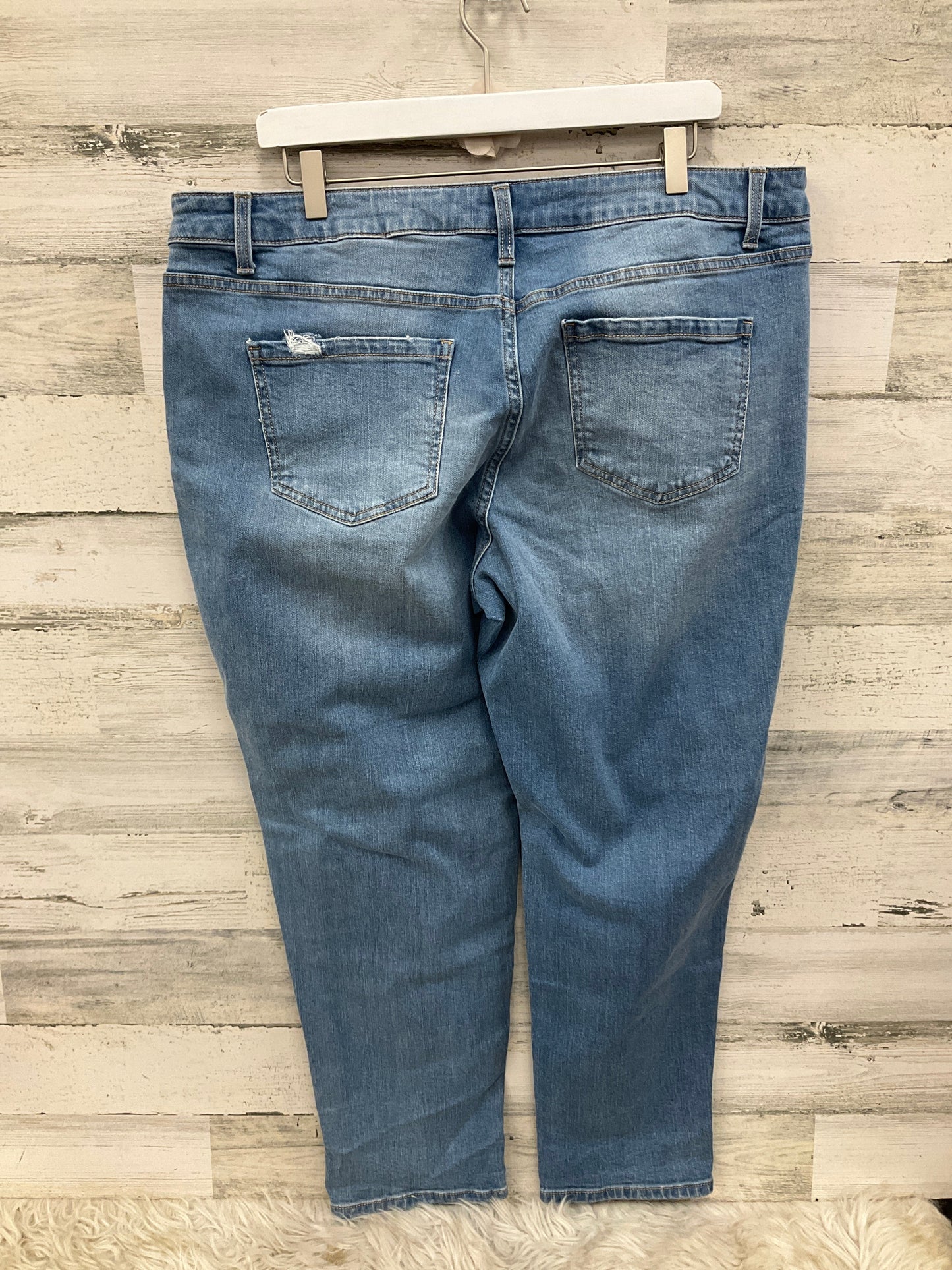 Jeans Straight By Time And Tru In Blue, Size: 18