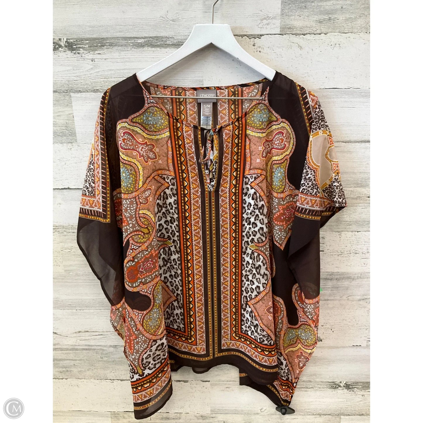 Shawl By Chicos In Brown, Size: S