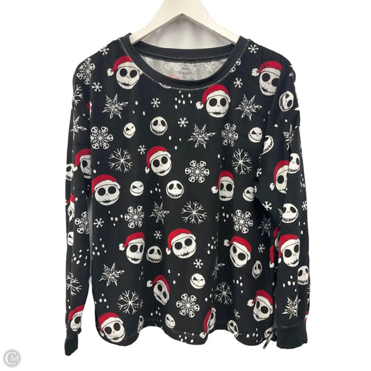 Pajamas 2pc By Clothes Mentor In Black, Size: L