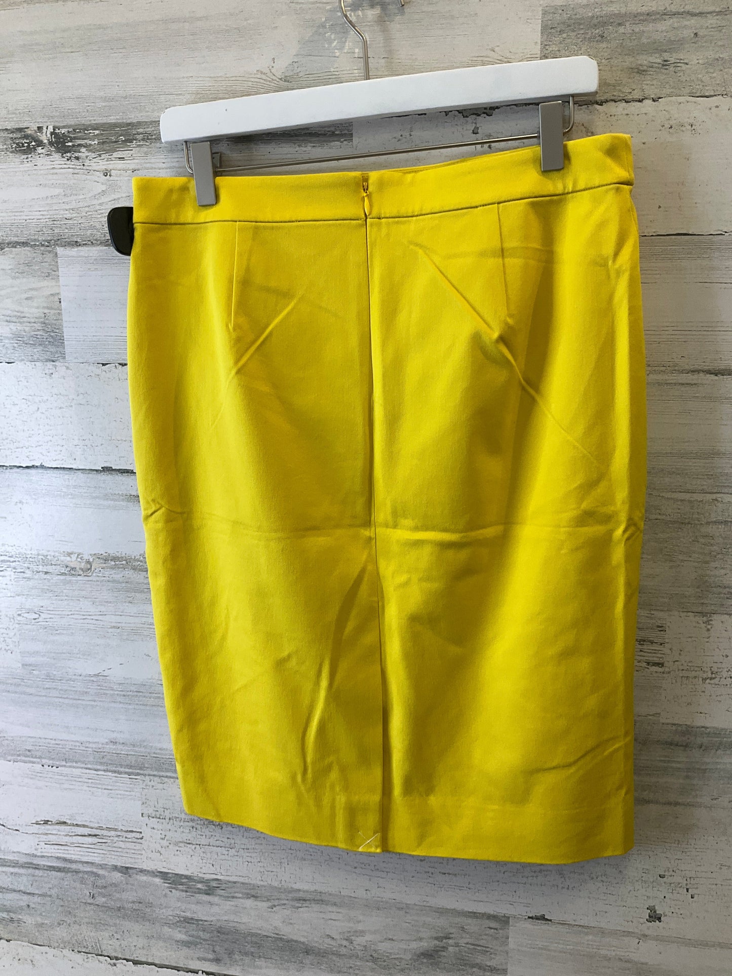 Yellow Skirt Midi J. Crew, Size M