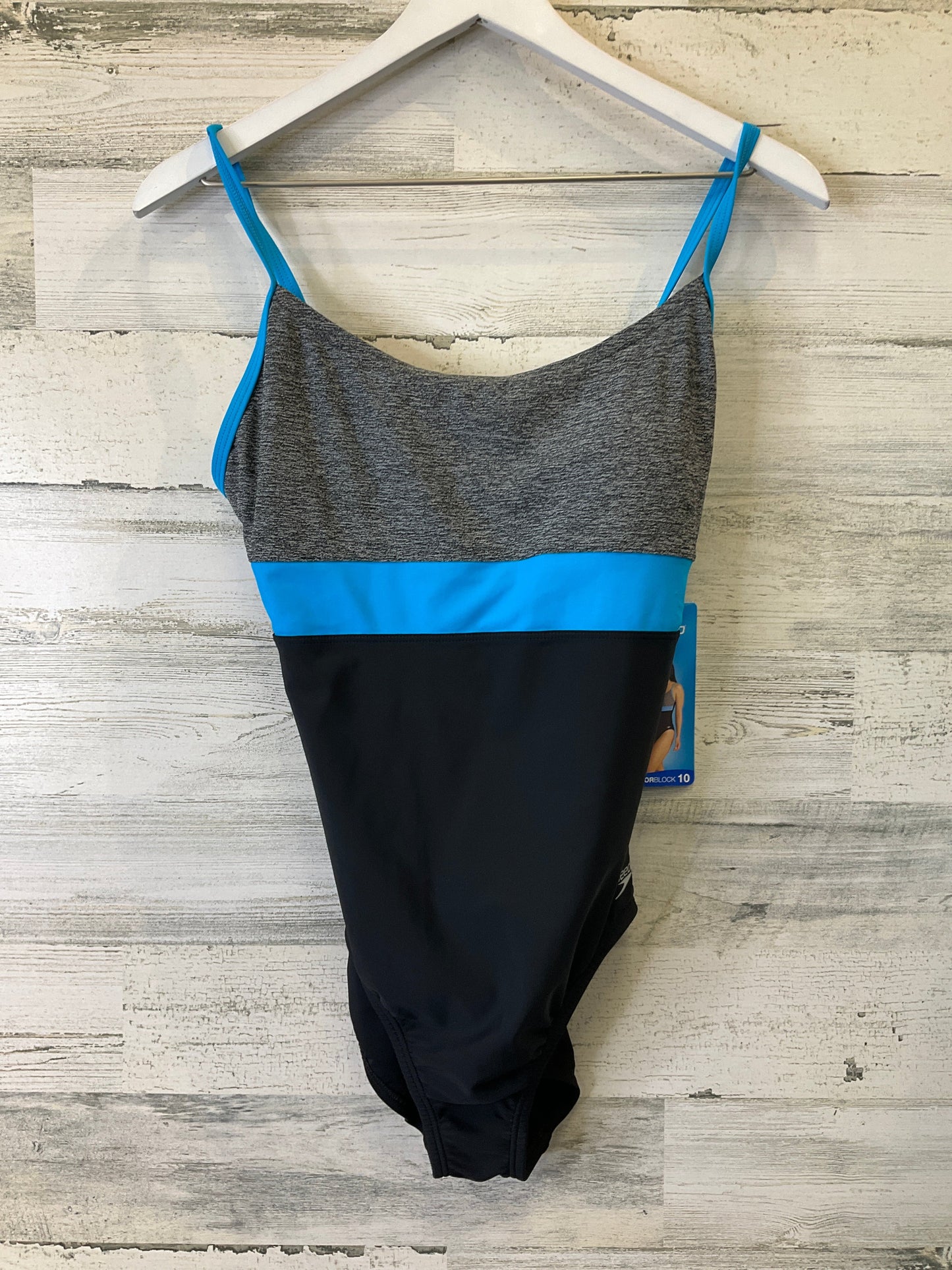 Black & Blue Swimsuit Clothes Mentor, Size M