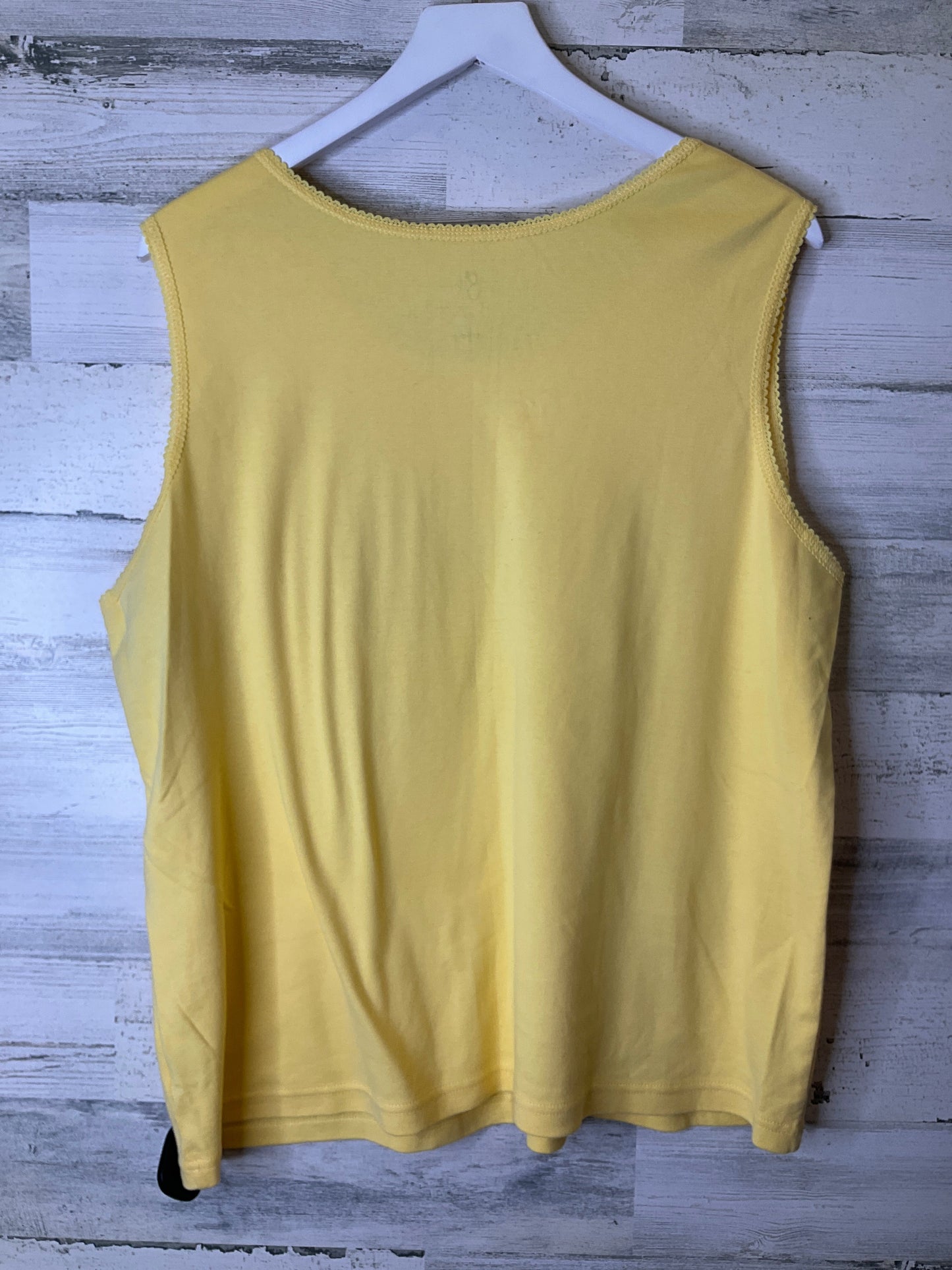 Yellow Top Sleeveless Studio Works, Size 2x