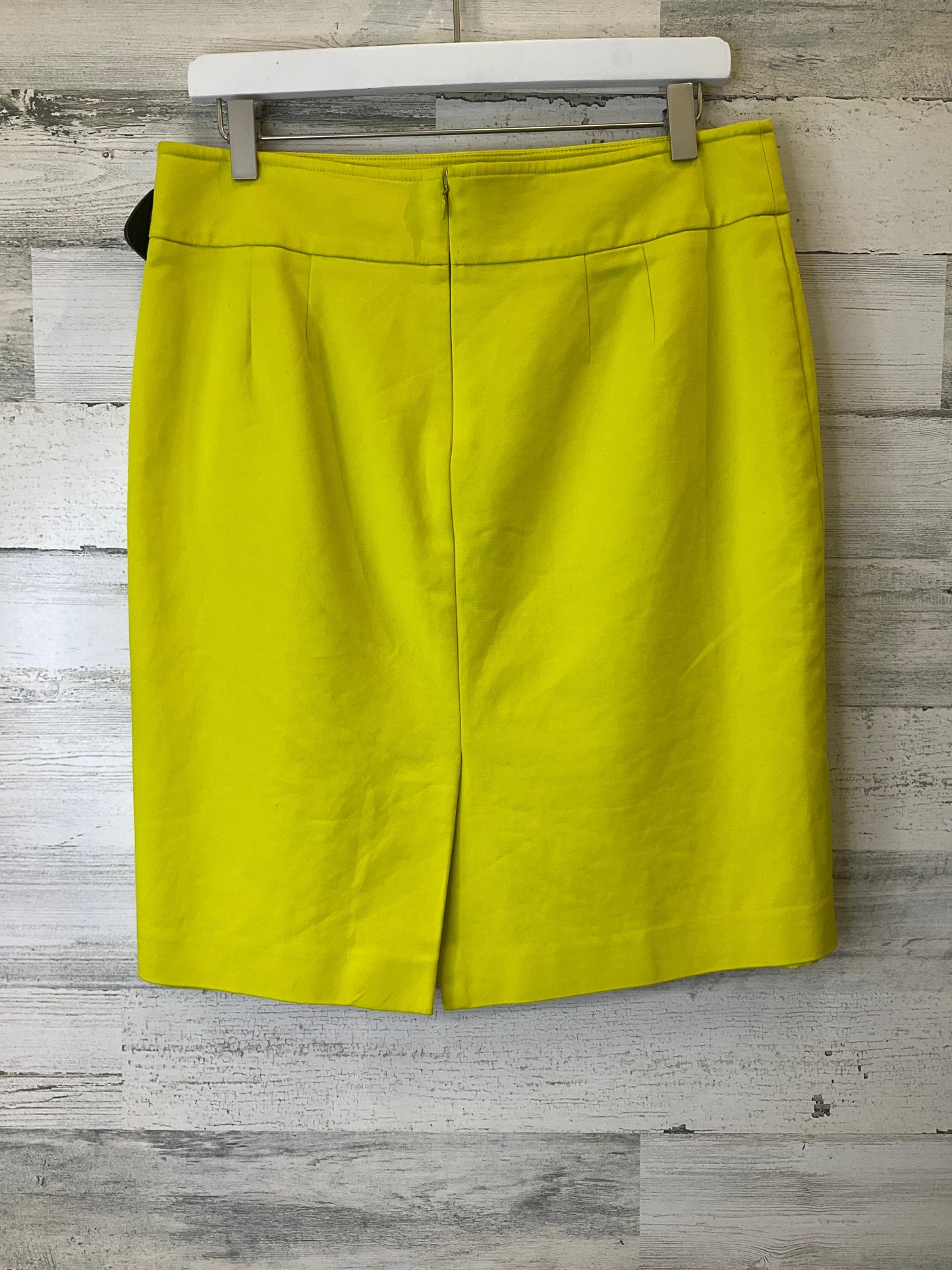 Yellow Skirt Midi Ann Taylor O, Size 10