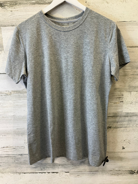 Grey Athletic Top Short Sleeve Reebok, Size Xl