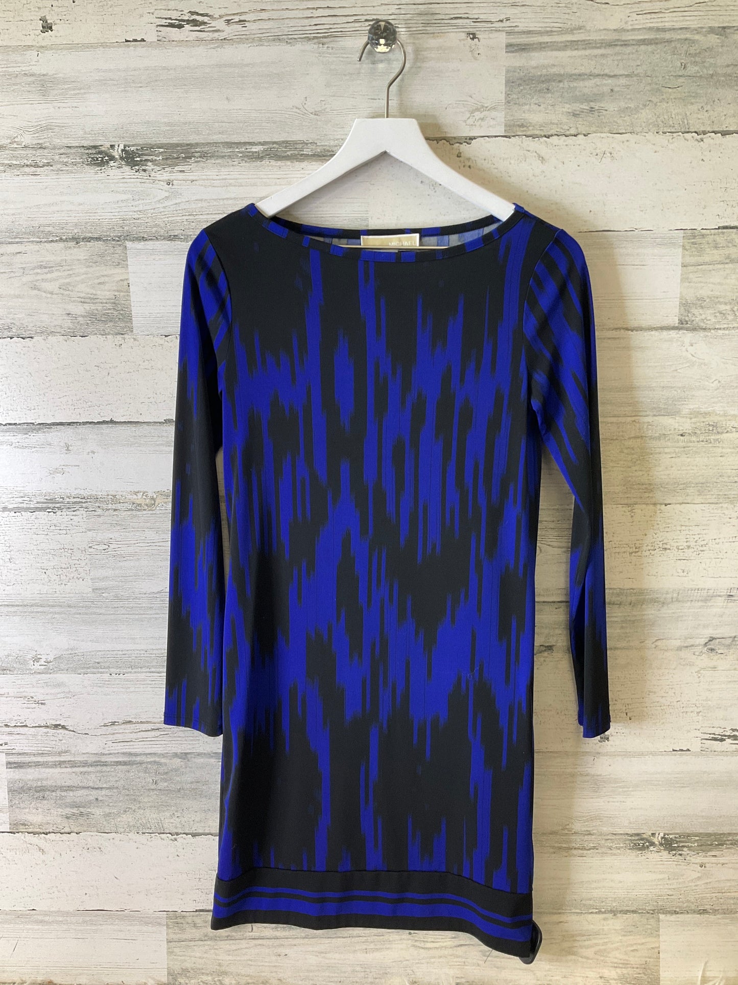 Dress Casual Midi By Michael Kors In Blue, Size: Xs