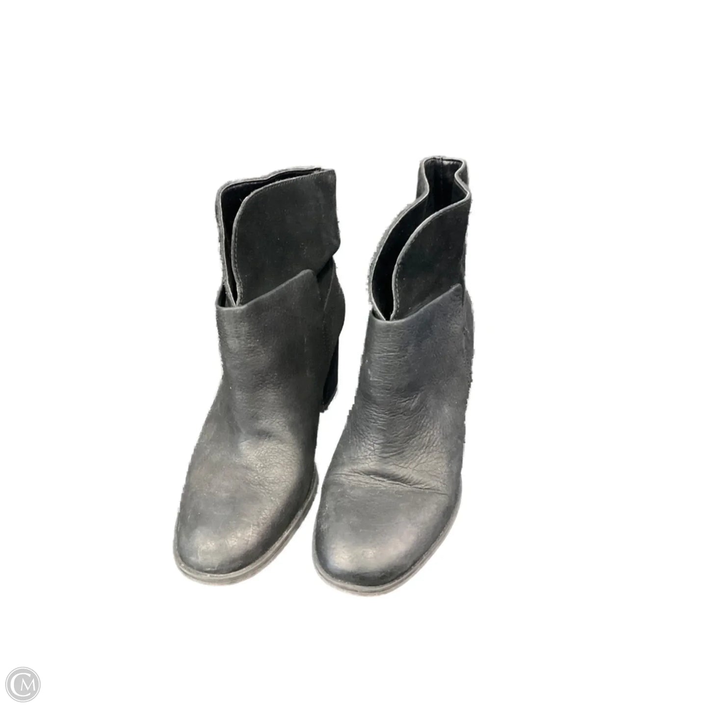 Boots Ankle Heels By Nine West In Black, Size: 6