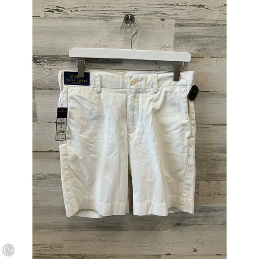 Shorts By Polo Ralph Lauren In White, Size: 10