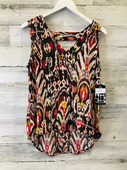 Multi-colored Top Sleeveless Ana, Size M