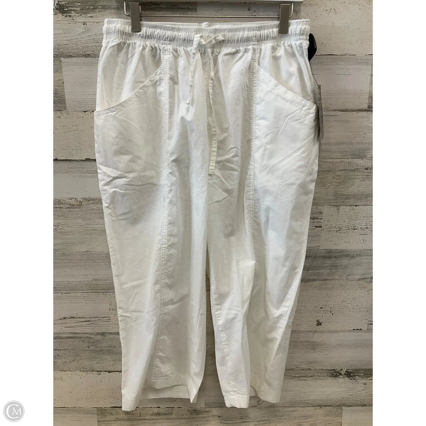 Capris By Woman Within In White, Size: 18