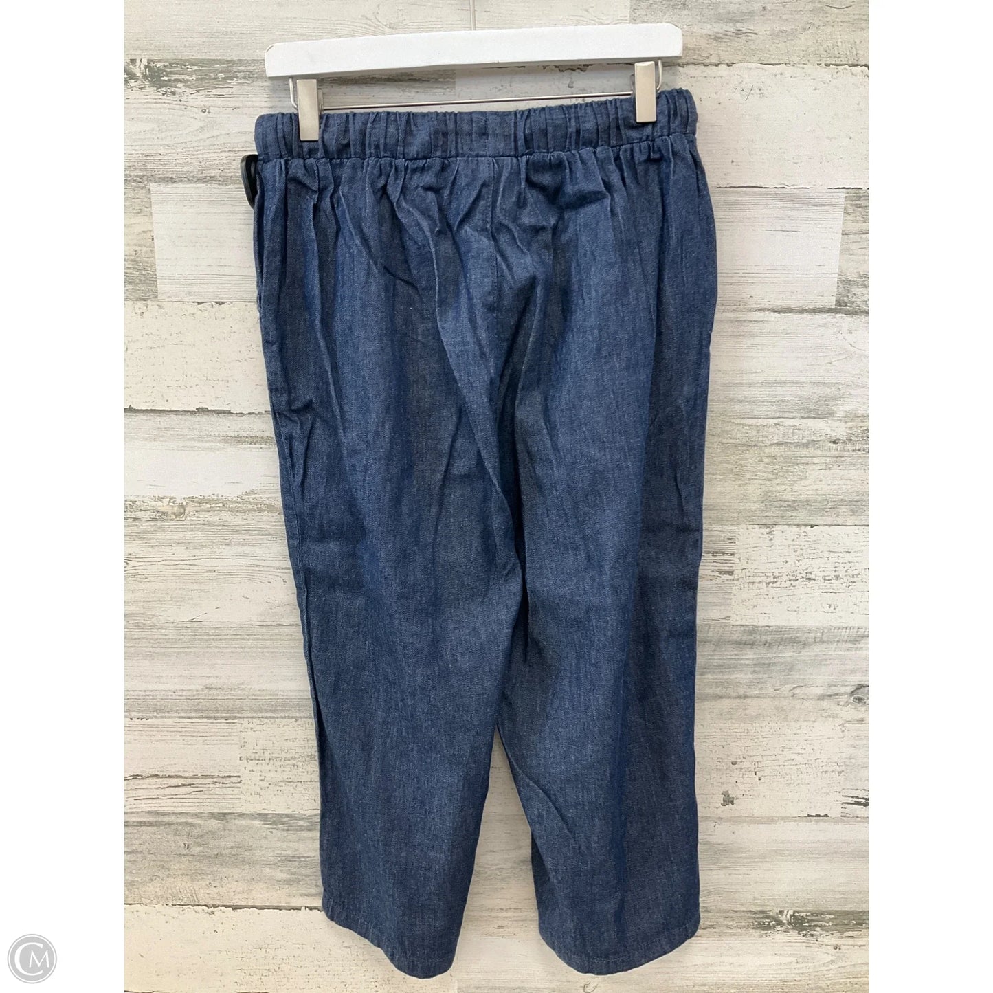 Capris By Woman Within In Blue Denim, Size: 18