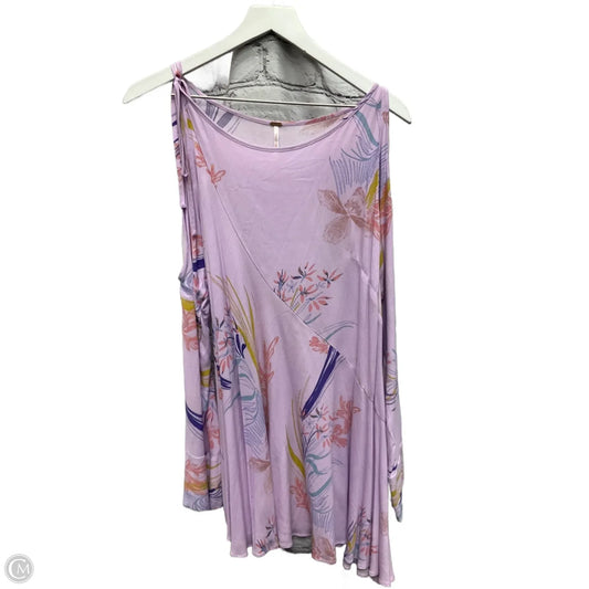 Top Long Sleeve By Free People In Purple, Size: Xs