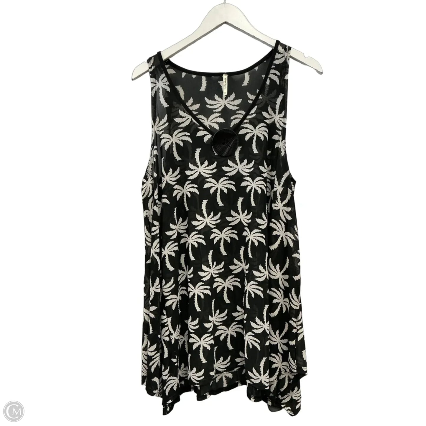 Swimwear Cover-up By Clothes Mentor In Black, Size: Osfm