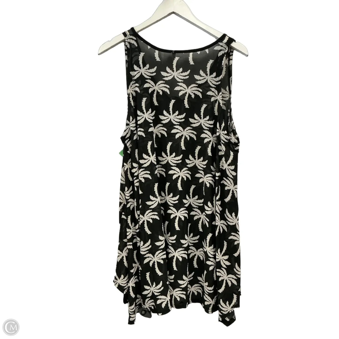 Swimwear Cover-up By Clothes Mentor In Black, Size: Osfm