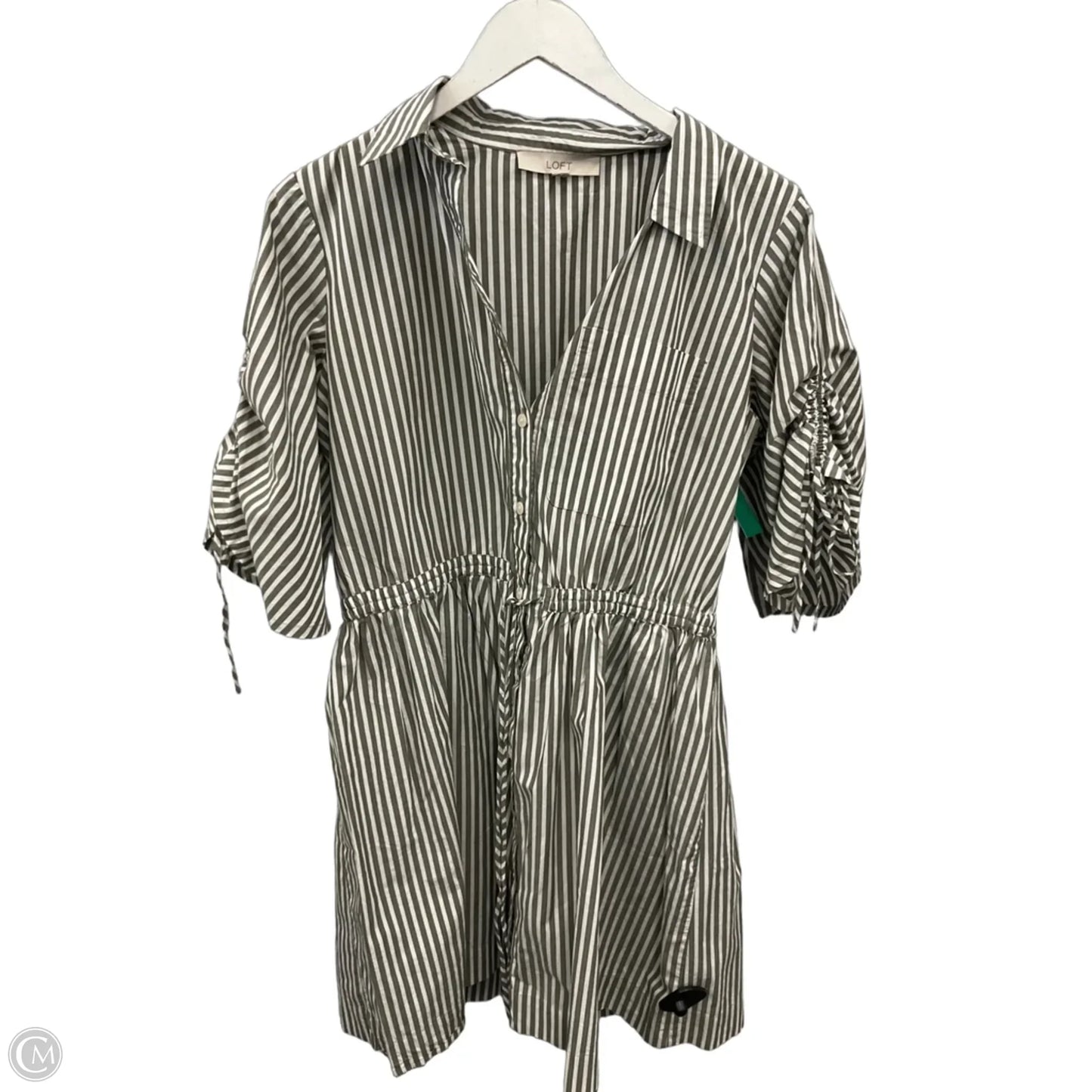 Dress Casual Midi By Loft In White, Size: S