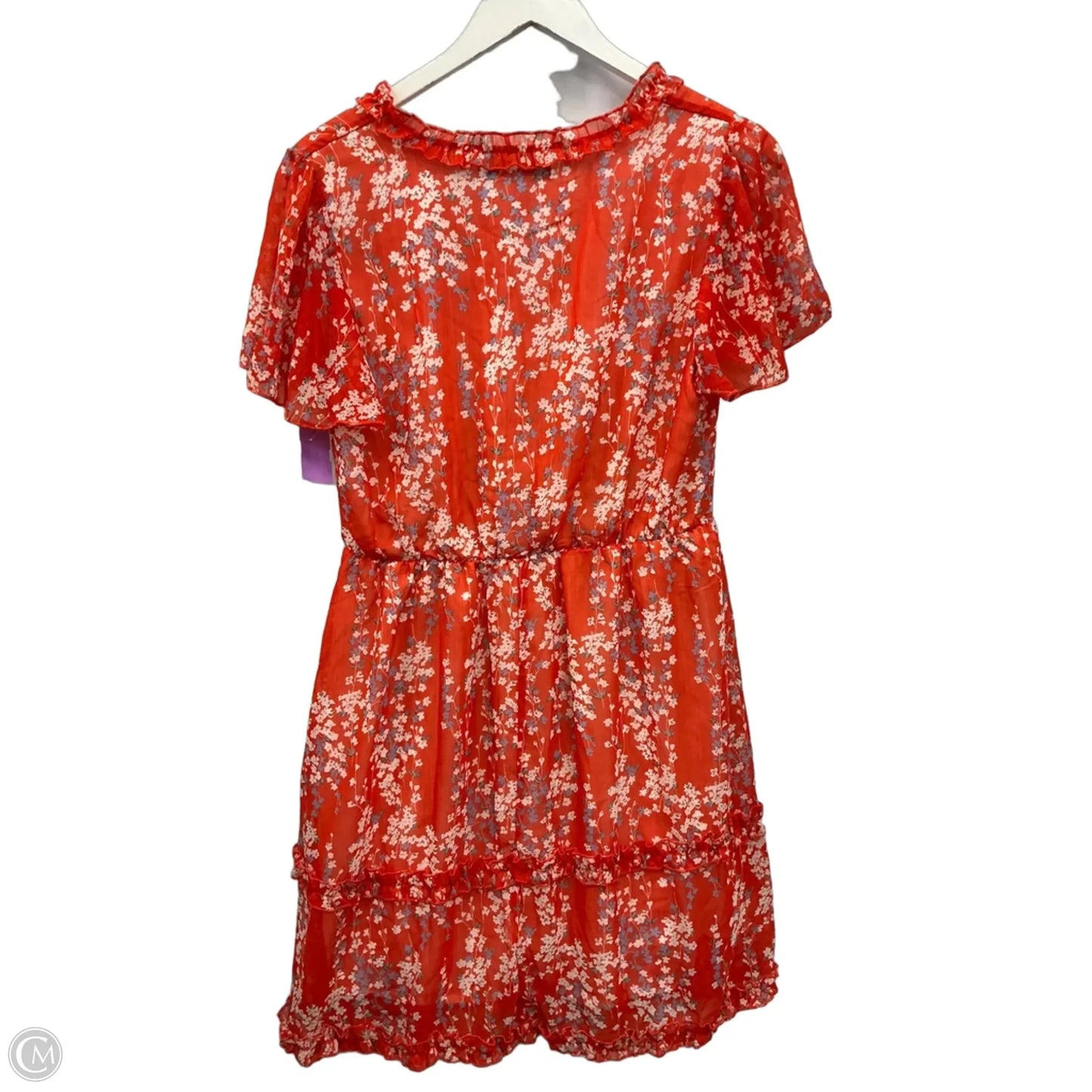 Dress Casual Midi By Shein In Orange, Size: M