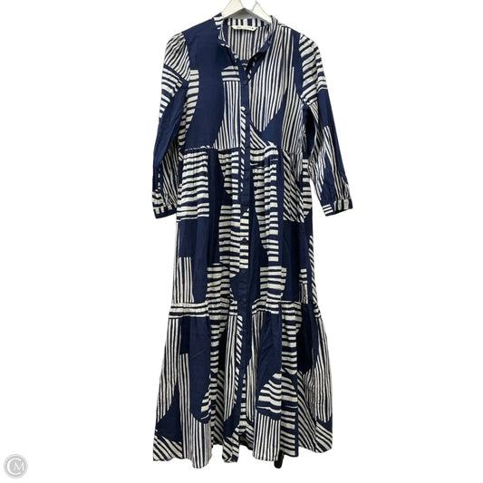 Dress Casual Maxi By Zara In Blue, Size: Xs
