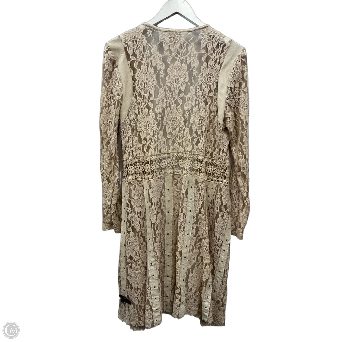 Cardigan By Clothes Mentor In Ivory, Size: S
