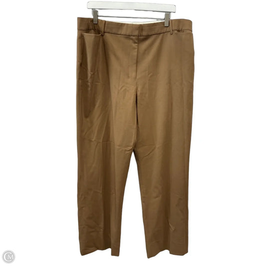 Pants Dress By Clothes Mentor In Tan, Size: 18
