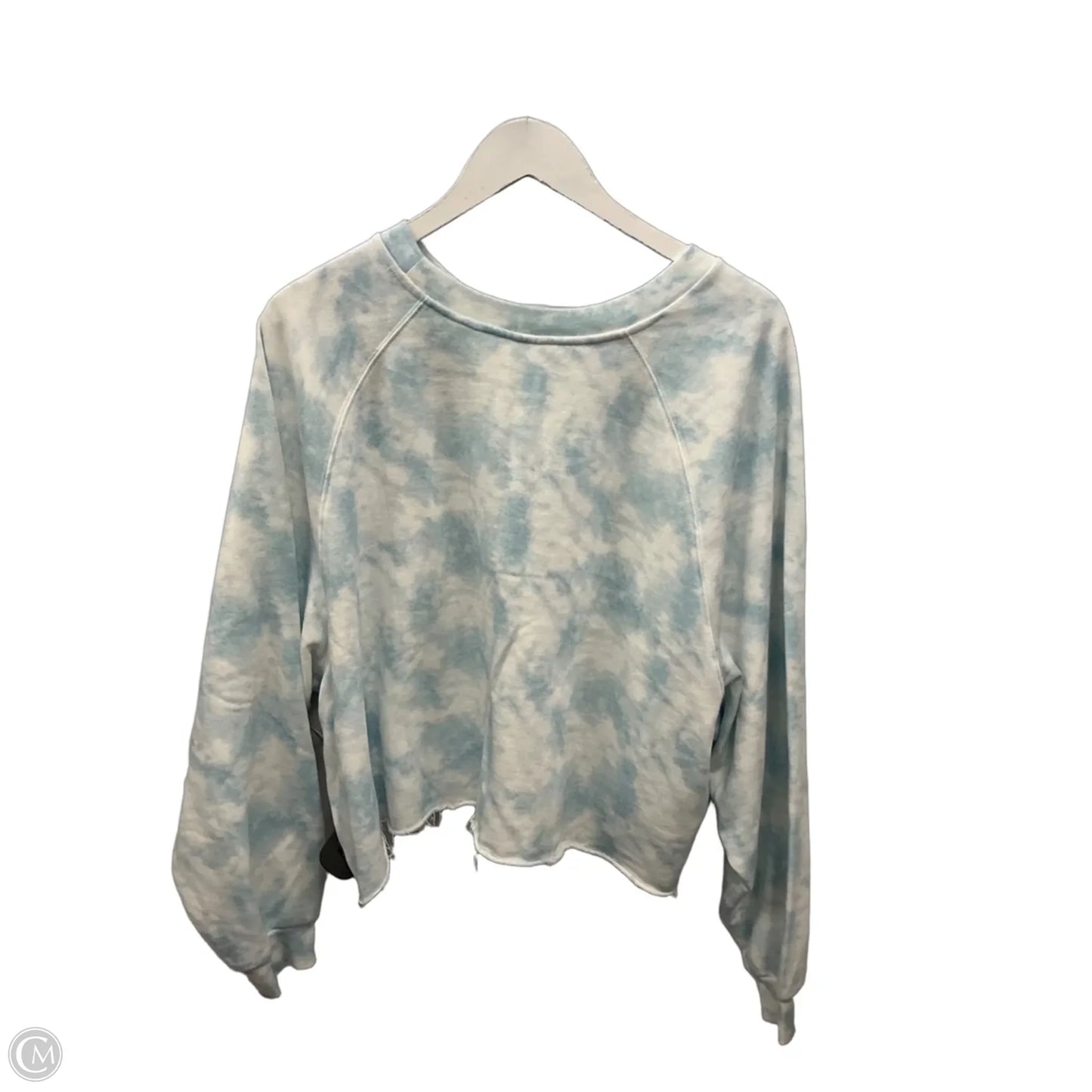 Sweatshirt Collar By Levis In Blue & White, Size: Xxl