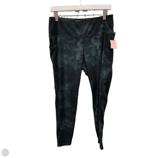 Athletic Leggings By Danskin In Black, Size: L