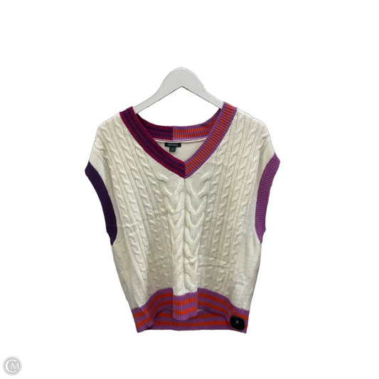 Sweater Short Sleeve By Wild Fable In Ivory, Size: S