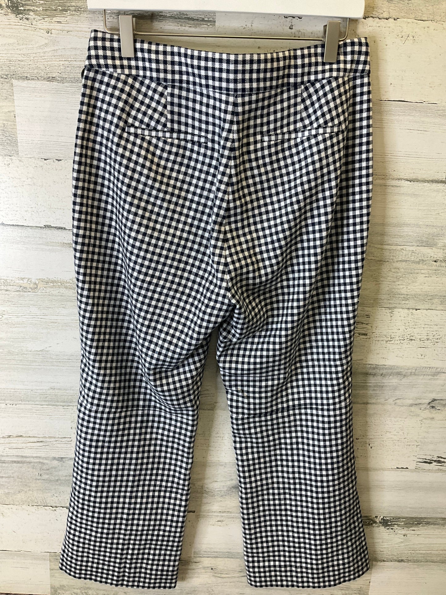 Pants Cropped By J. Crew In Blue & White, Size: 6