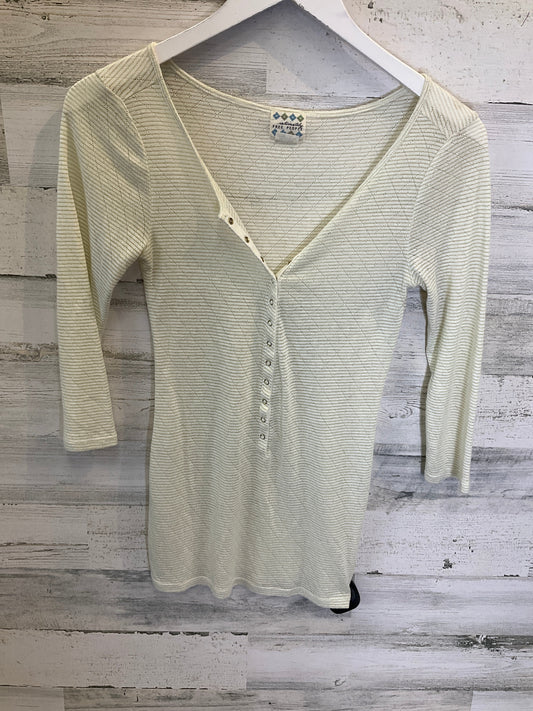 Gold Top 3/4 Sleeve Free People, Size S